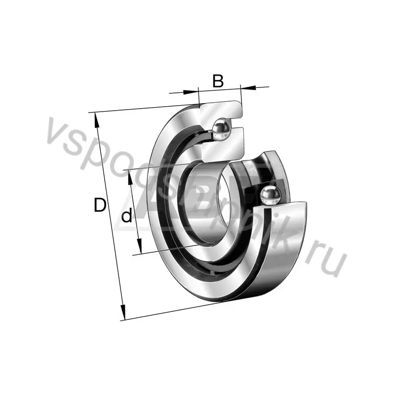 Упорно-радиальный шариковый подшипник BSB3062-SU-L055 FAG 360