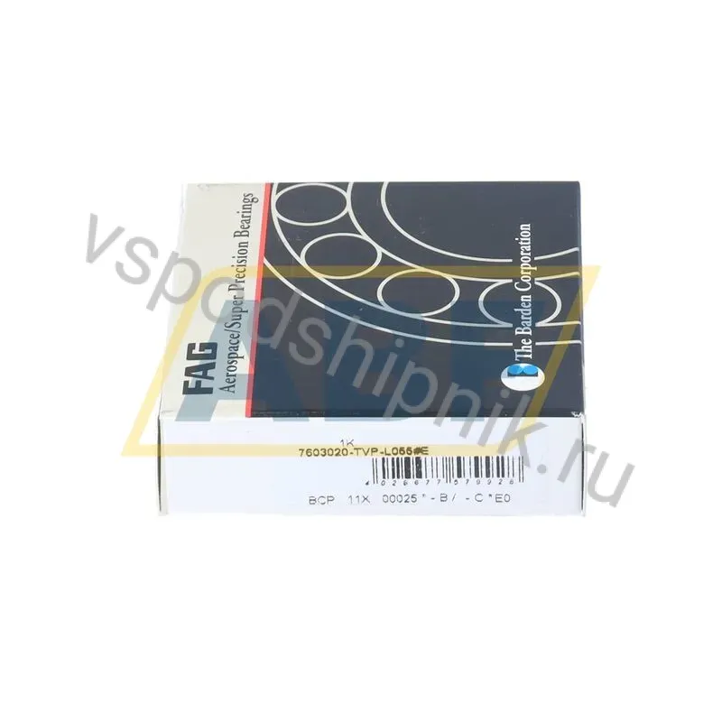 Упорно-радиальный шариковый подшипник 7603020-TVP-L055 FAG 360