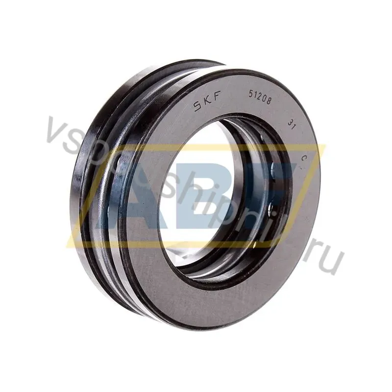 Упорный шариковый подшипник одинарный 51208 SKF 360