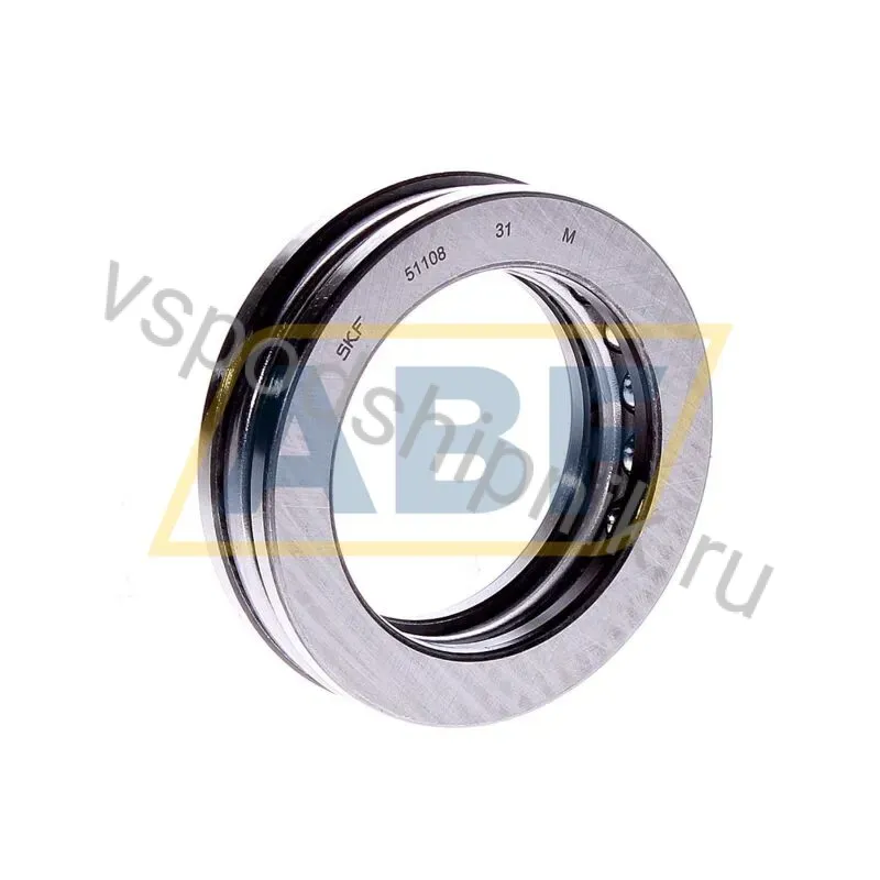 Упорный шариковый подшипник одинарный 51108 SKF 360
