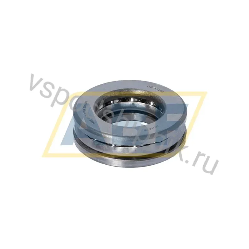 Упорный шариковый подшипник одинарный 51205 NKE 360