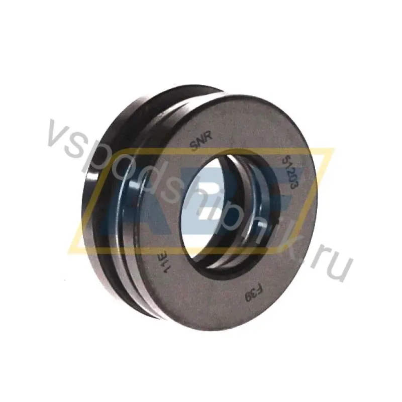 Упорный шариковый подшипник одинарный 51203 SNR 360
