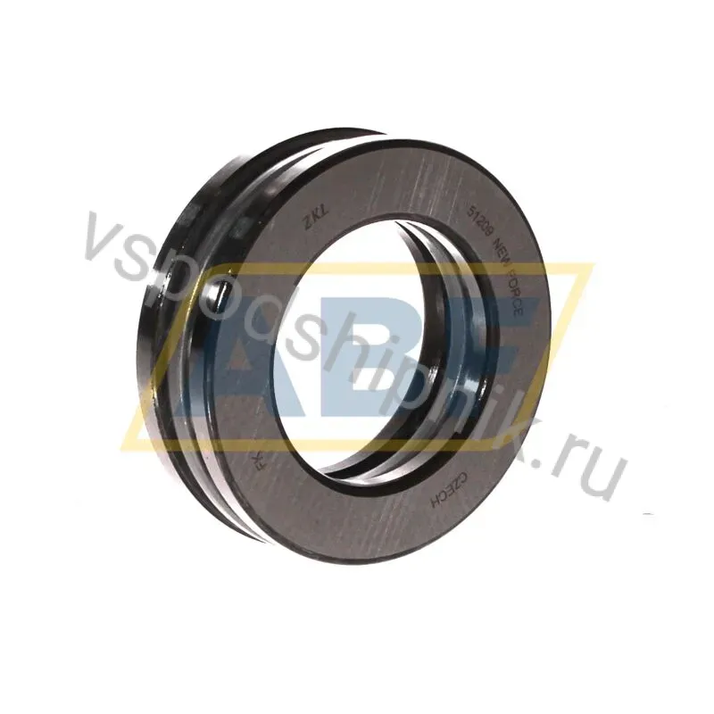 Упорный шариковый подшипник одинарный 51209 ZKL 360