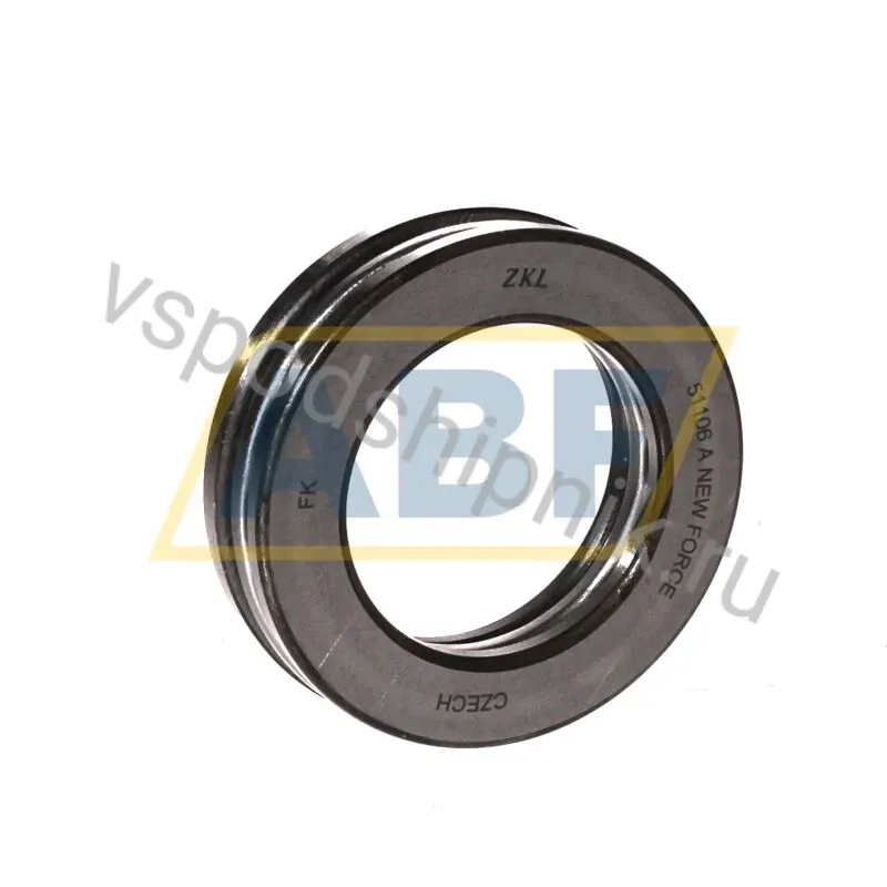 Упорный шариковый подшипник одинарный 51106A ZKL 360