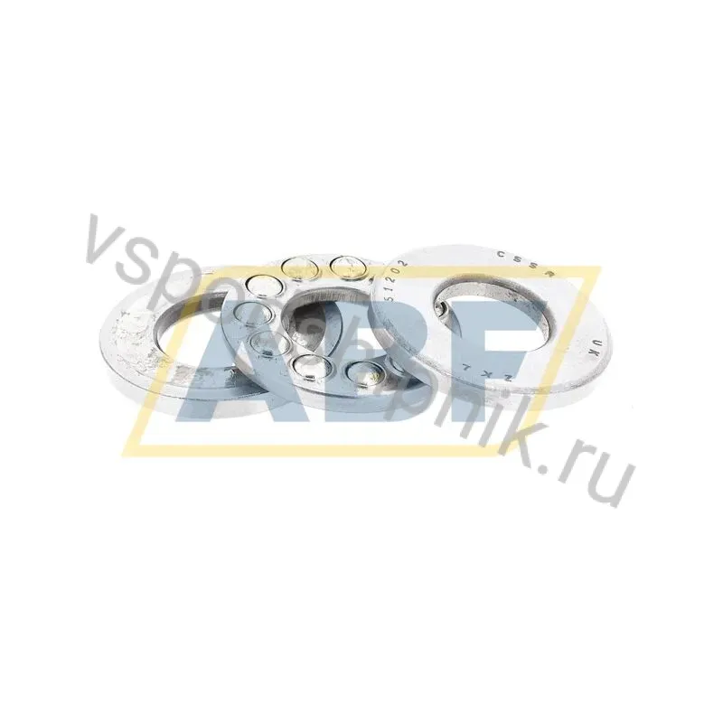 Упорный шариковый подшипник одинарный 51202 ZKL 360