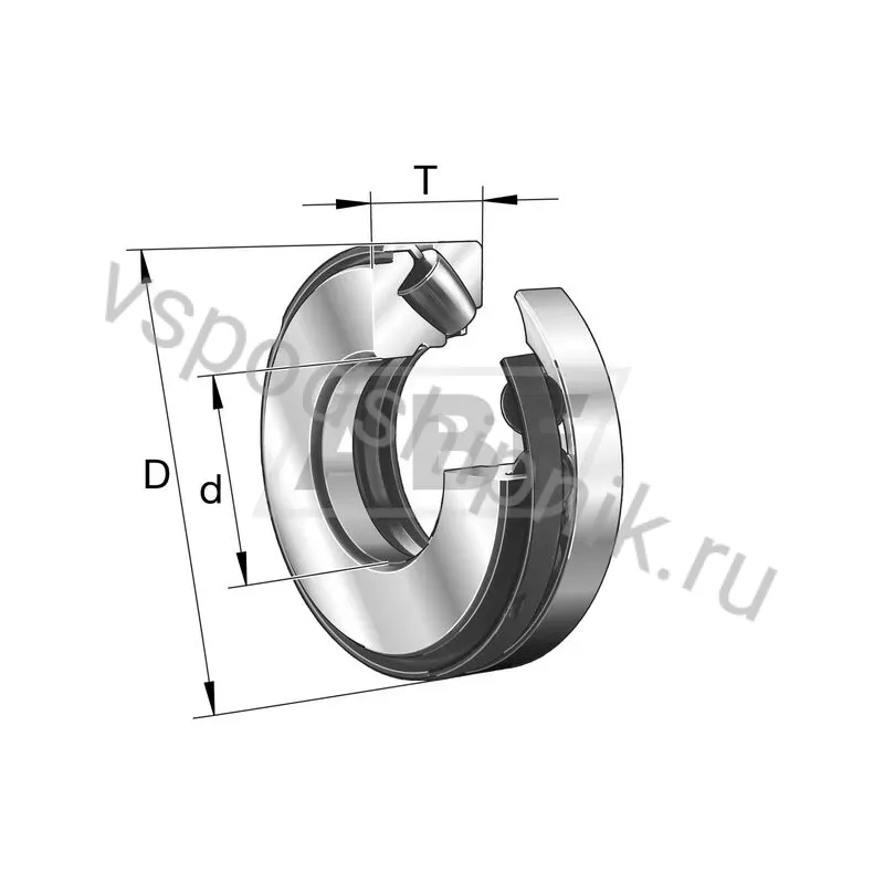 Сферический роликовый упорный подшипник 29248-E-MB-J24A FAG 360