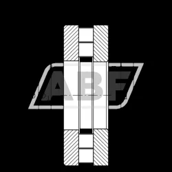 Цилиндрический роликовый упорный подшипник 89414-TV FAG