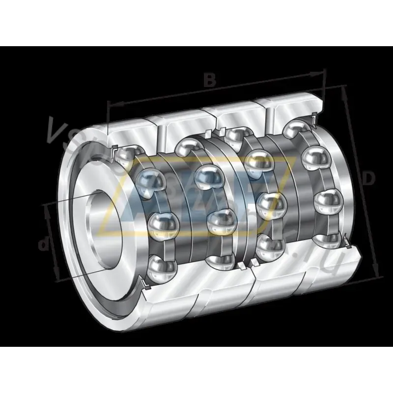 Упорный шариковый подшипник ZKLN4075-2RS-2AP INA 360