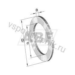 Шайба для игольчатого упорного подшипника LS130170 FAG