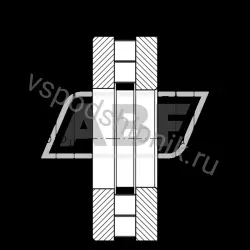 Цилиндрический роликовый упорный подшипник 89413-TV FAG