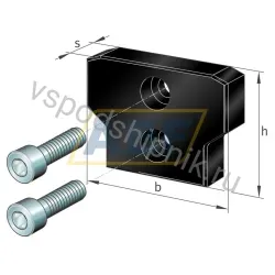 Деталь линейного подшипника ANS.LFS25 INA