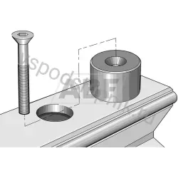 Деталь линейного подшипника PASTP86 INA