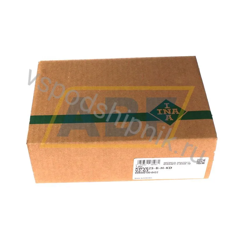 Линейная опора скольжения KWVE25-B-H-KD-V2-G3 INA 360