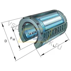 Шариковый линейный подшипник KSO16 INA