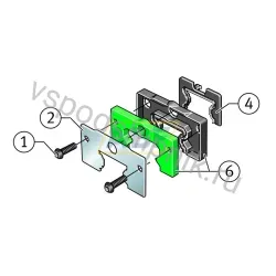 Деталь линейного подшипника KIT.KWVE45-B-OS-3100 INA