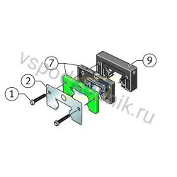 Деталь линейного подшипника KIT.KWVE25-B-OS-4300 INA