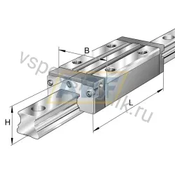 Линейная опора скольжения KWVE25-B-SN-V0-G1 INA