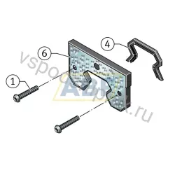 Деталь линейного подшипника KIT.RWU55-E-A-OS-3400 INA