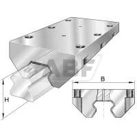 Шариковая линейная опора RUDS55X225-D INA