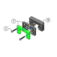 Деталь линейного подшипника KIT.KWVE25-B-OS-4000 INA