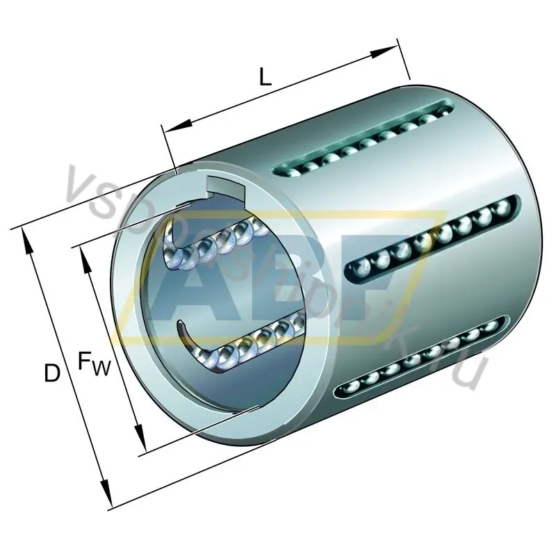 Шариковый линейный подшипник KH1228B INA 360