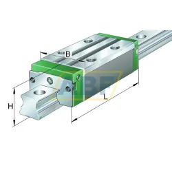 Линейная опора скольжения KWVE15-B-S-G3-V1 INA