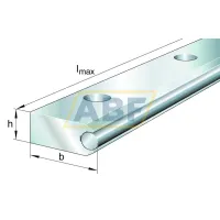 Guideway LFS-FH, flat solid profile, half guideway, with one raceway shaft LFS32FH INA