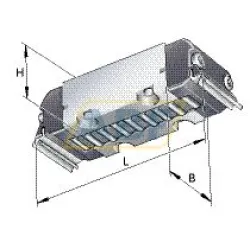 Шариковый линейный подшипник RUS38134GR3 INA