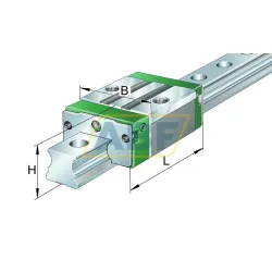 Линейная опора скольжения KWVE15-B-ESC-G3-V0 INA