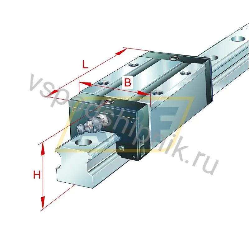 Линейная опора скольжения KWSE20-HL-G3-V1 INA 360