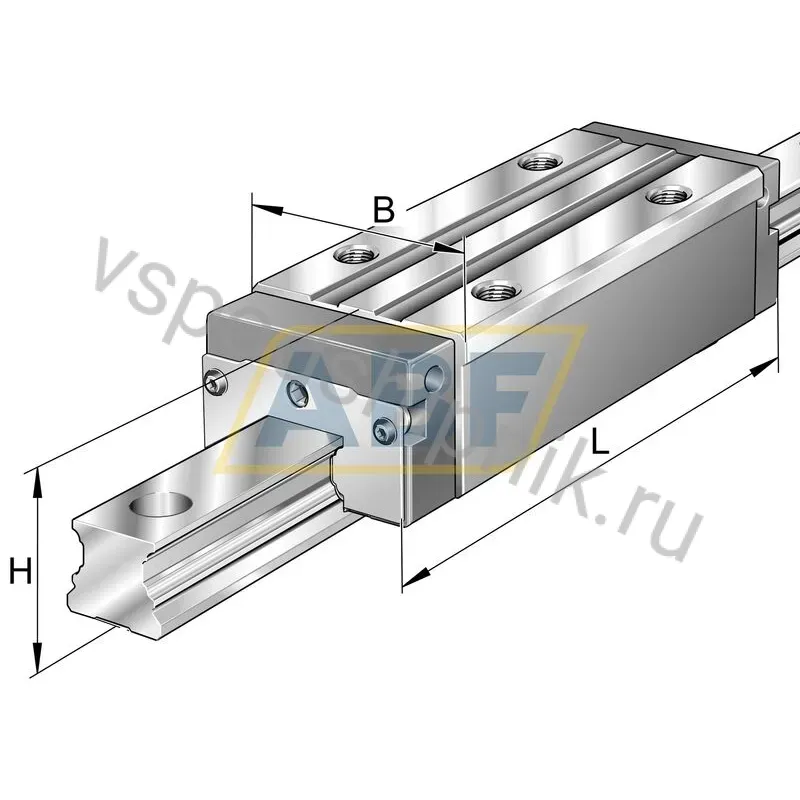 Линейная опора скольжения KWVE25-B-SL-ADE-RROC-V2-G3 INA 360