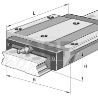 Линейная опора скольжения KWVE25-W-G3-V2 INA