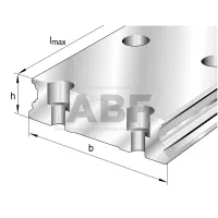 Деталь линейного подшипника TKVD25X6000-W-0001-EWL-G2 INA