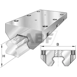 Шариковая линейная опора RUDS45X225-D-H INA