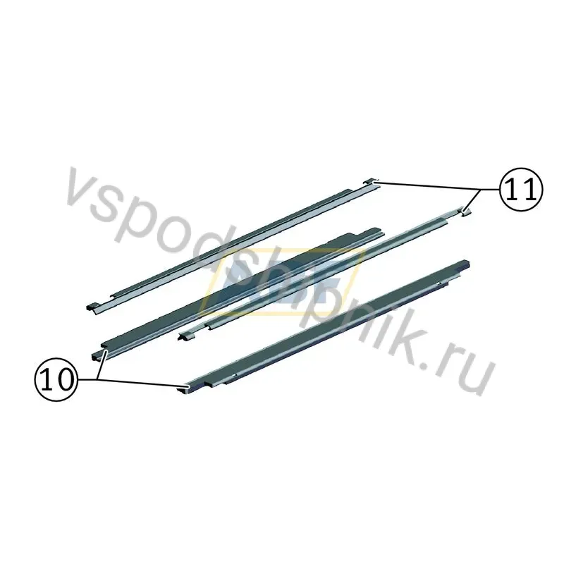 Деталь линейного подшипника KIT.KWVE55-B-9100 INA 360
