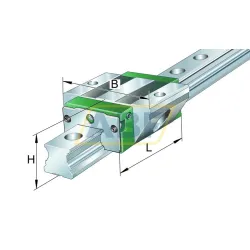 Линейная опора скольжения KWVE15-B-EC-G4-V2 INA