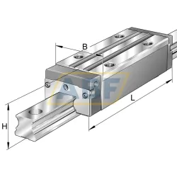 Линейная опора скольжения KWVE20-B-SL-G1-V1 INA