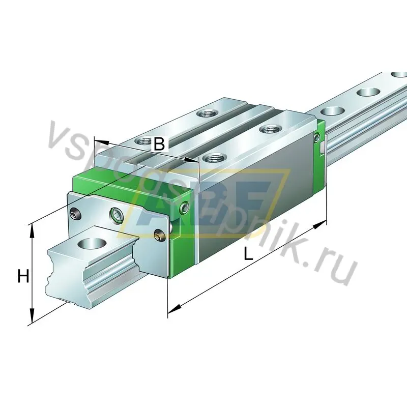 Линейная опора скольжения KWVE15-B-H-G2-V2 INA 360