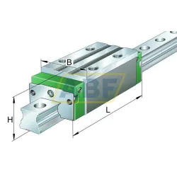 Линейная опора скольжения KWVE15-B-H-G2-V1 INA