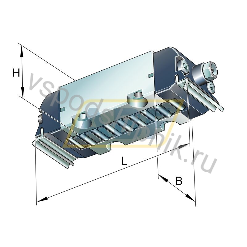Шариковый линейный подшипник RUS38206-KS-GR3/-10-1 INA 360