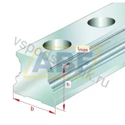 Деталь линейного подшипника TKVD20X3000-0001-EWL-G2 INA