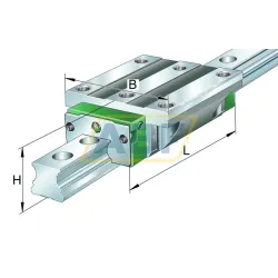 Линейная опора скольжения KWVE45-B-N-G4-V2 INA