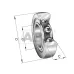 Ролик LR6002-2RS-HLC INA
