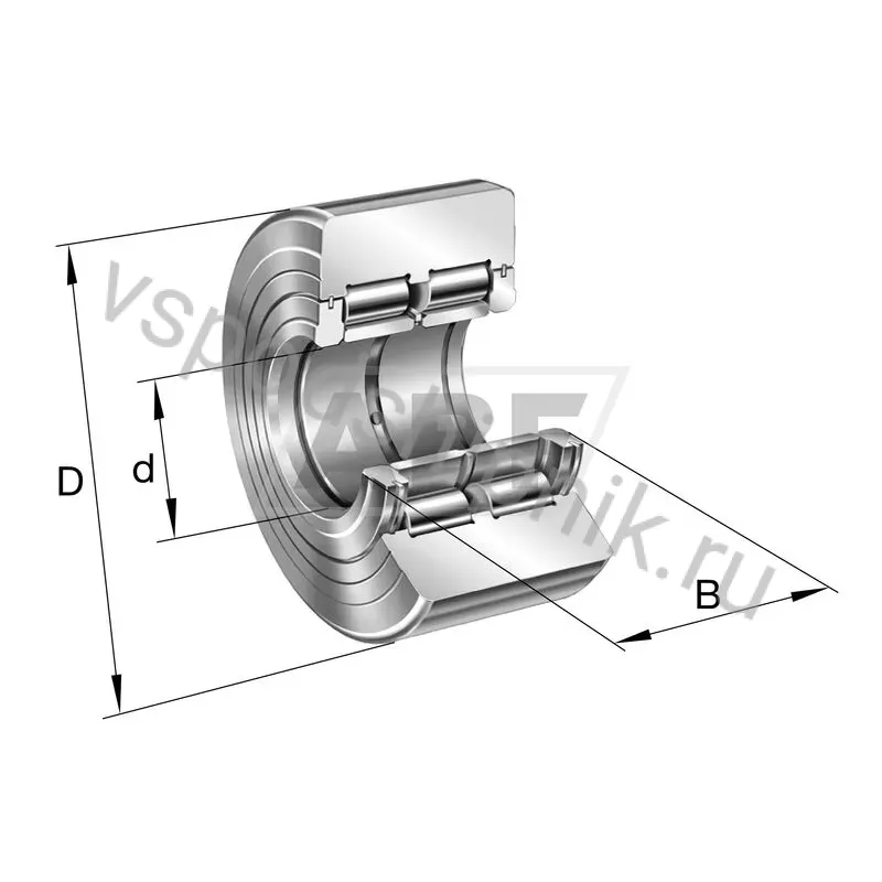 Ролик NNTR90X220X100-2ZL INA 360