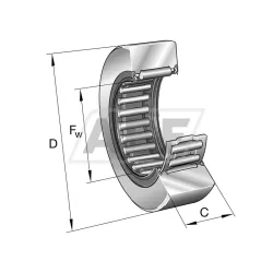 Ролик опорный вильчатый игольчатый RNA22/6.2RS.DZ FAG