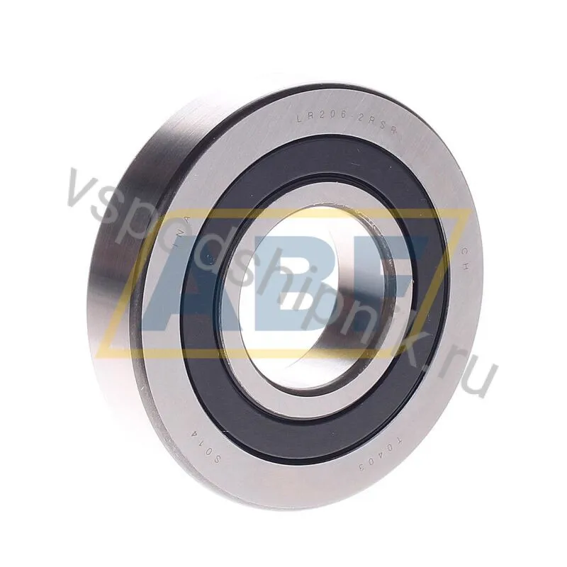 Опорный ролик шариковый вильчатый LR206-2RS-RR INA 360