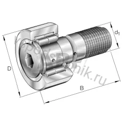 Цилиндрический роликовый подшипник NUKR40 X A NMT INA