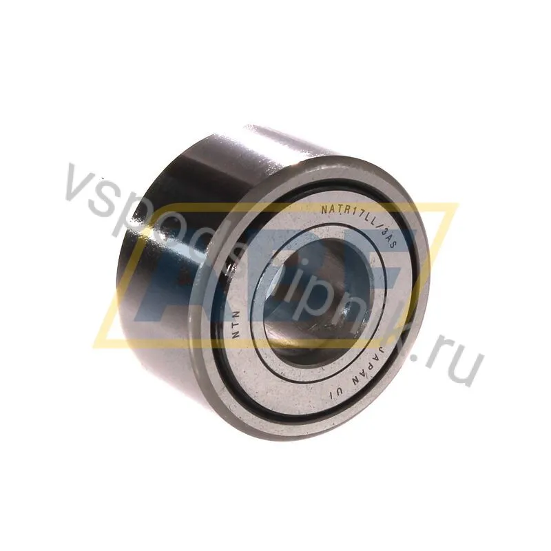 Ролик опорный вильчатый игольчатый NATR17LL/3AS NTN 360
