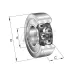 Опорный ролик шариковый вильчатый LR5305KDD INA