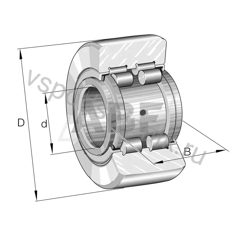 Цилиндрический роликовый подшипник PWTR1542-2RS-A INA 360